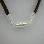 18" Chocolate Brown Faux Leather Suede Necklace Cord Microfiber with Barrel Clasp
