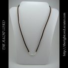 21" Chocolate Brown Faux Leather Suede Necklace Cord Microfiber with Barrel Clasp