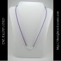 21" Lavender Purple Faux Leather Suede Necklace Cord Microfiber with Barrel Clasp