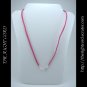 21" Hot Pink Faux Leather Suede Necklace Cord Microfiber with Hook and Eye Clasp