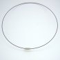 18" Dark Purple 1mm Rubber Necklace Cord with Barrel Screw Clasp