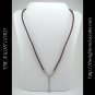 18" Chocolate Brown Velvet Necklace Cord 3mm with Extension Chain