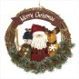 PLUSH SANTA & FRIENDS WREATH