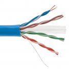 500FT Blue UTP CAT6 Ethernet Bulk Cable, 23 AWG Solid CCA 500FT Blue UTP CAT6 Ethernet Bulk Cable, 23 AWG Solid CCA