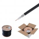 500ft Black Dual Shield RG6 Coax Cable, SatMaximum