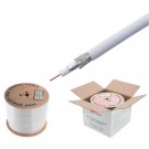 1000ft White Dual Shield RG6 Coax Cable, SatMaximum