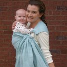 Ring Sling Baby Sling Carrier - Pure Softened Linen - Meadow - DVD included