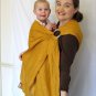 Ring Sling Baby Sling Carrier - Pure Softened Linen - Honeycomb - DVD included