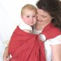 Ring Sling Baby Sling Carrier - Pure Softened Linen - English Rose - DVD included