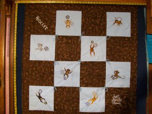Monkey/Soccer Theme