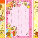 Kamio Japan Sweet Animal Town Mini Memo Pad