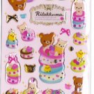 San-X Japan Rilakkuma Desserts Sticker Sheet #1 (p)