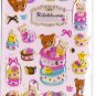 San-X Japan Rilakkuma Desserts Sticker Sheet #1 (p)