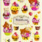San-X Japan Rilakkuma Desserts Sticker Sheet #2 (y)