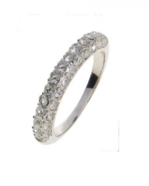 Lady Swarovski Crystals Ring Jewelry Jewellery NEW - RING DIVA SCHMAL