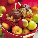 PECAN CARAMEL APPLES W/ CHOCOLATE DRIPPING RECIPE