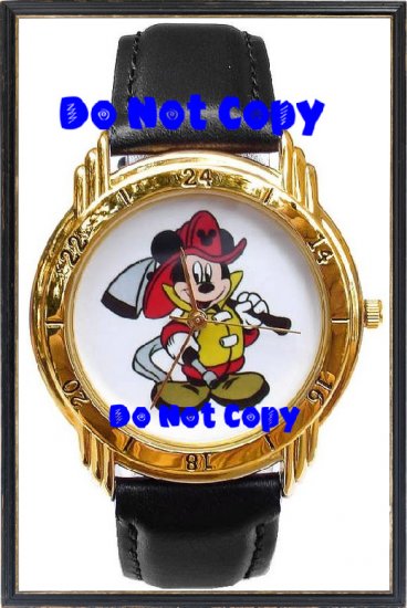 NEW Disney Limited Edition Mickey Mouse Fireman Firefighter Watch