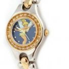 BRAND NEW Disney Tinkerbell Rhinestones 2Tone Watch HTF