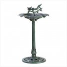 Exquisite Verdigris Birdbath 9617