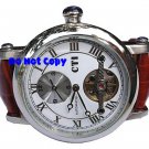 NEW Mens CTI 27Jewels Dual Time AUTOMATIC Tourbillon Swiss Watch