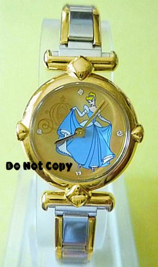NEW Disney Cinderella Carriage Italian Charm Watch HTF