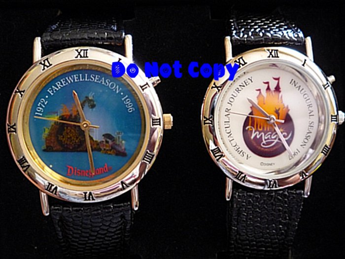 SET 2 NEW Disney Main Street Light Electrical Parade Lights-Up Watch