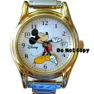 NEW Disney Seiko Mickey Mouse Italian Charm Date Watch