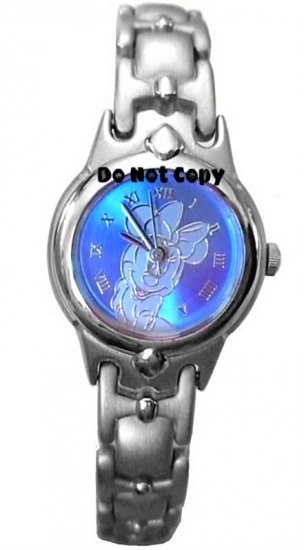 BRAND NEW Disney Minnie Mouse Silver Watch HTF MC0123