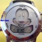 Mens Disney Lorus Mickey Mouse Winks Music Silver Watch