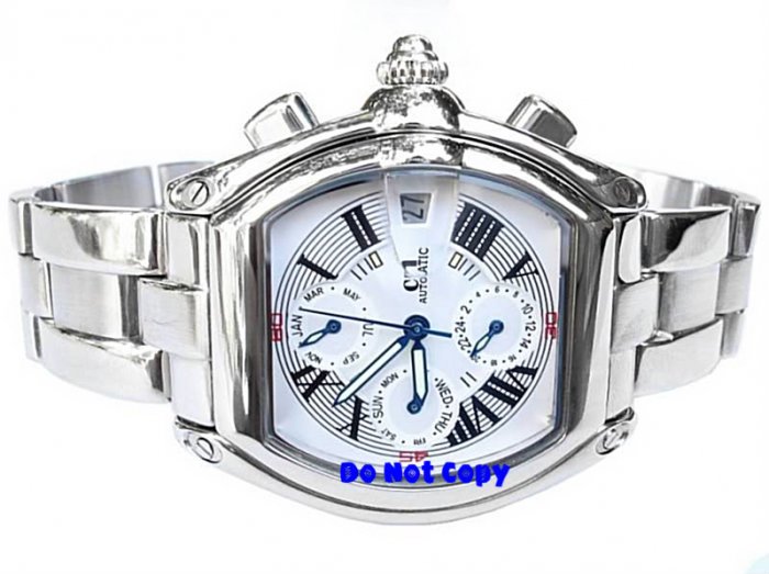 NEW Men's CTI 21 Jewels Automatic Multifuction Watch