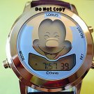 Mens Disney Lorus Mickey Mouse Winks Musical Gold Watch