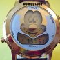 Mens Disney Lorus Mickey Mouse Winks Musical Gold Watch