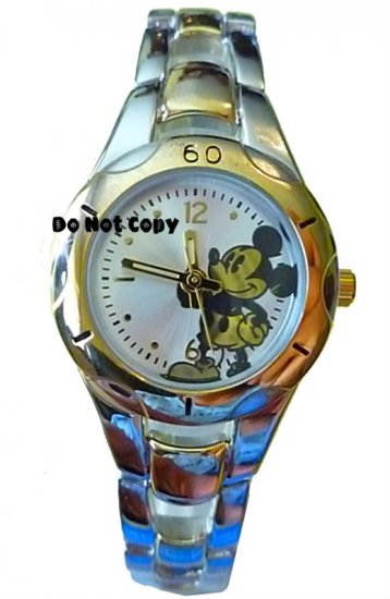 Brand New Ladies Disney Mickey Mouse 2tone Watch Htf