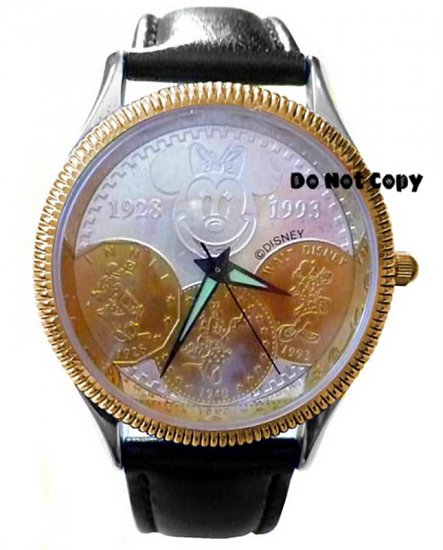 NEW Disney Minnie Mouse 65th Anniversary Coin Watch HTF