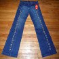 NWT Sexy Hot Embellish Lowrise Brazilian Skinny Jeans
