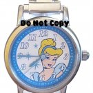 NEW Disney Cinderella Silver Italian Charm Watch HTF