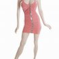 NEW Beautiful Sexy Hot Peach Halter Mini Dress Juniors