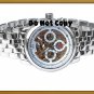 NEW Mens CTI 21J Swiss Automatic 18K Skeleton Watch