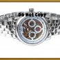 NEW Mens CTI 21J Swiss Automatic 18K Skeleton Watch