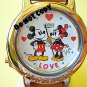 NEW Disney/Lorus Mickey & Minnie Mouse Beatles Watch