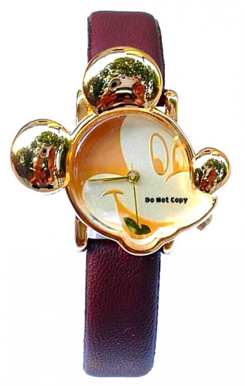 NEW Disney Mickey Mouse Shaped Watch MU0729 Retired