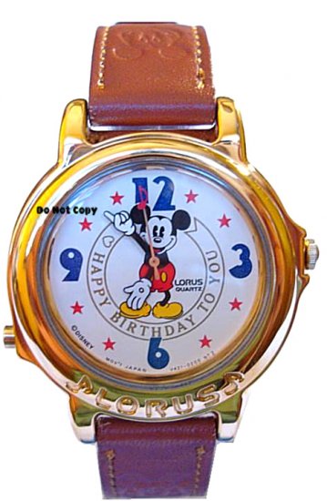 NEW Disney Lorus Mickey Mouse Musical Melody Watch HTF