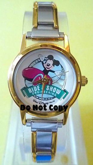NEW Disney Mickey Mouse Ride & Show Italian Charm Watch