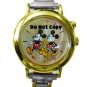 Disney Mickey Minnie Mouse Italian Charm Musical Watch