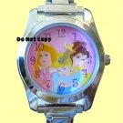 NEW Disney Italian Charm Cinderella Belle Aurora Watch