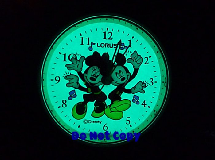 Disney Lorus Mickey & Minnie Mouse Music LightsUp Watch