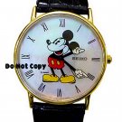 NEW Ladies Disney Mickey Mouse 14K PIE EYED SEIKO Watch