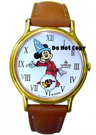NEW Mens Disney Lorus Mickey Mouse Sorcerer Fantasia Watch