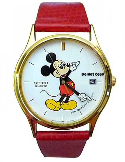 BRAND NEW Mens Disney Mickey Mouse SEIKO Date Watch HTF