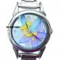 NEW Disney Tinkerbell Italian Charm Flower Silver Watch